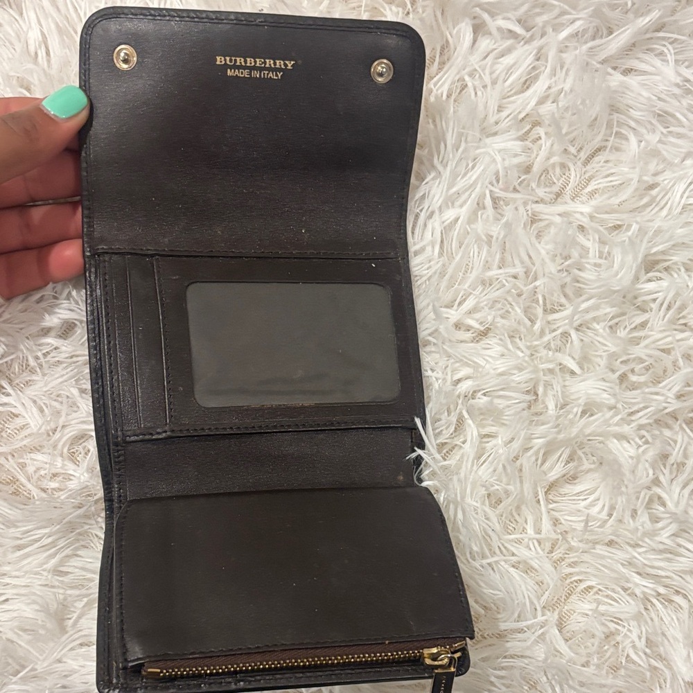 Burberry Tan Beige Plaid Continental Wallet - Picture 2 of 4